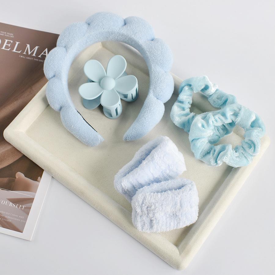 Мягкая повязка на голову с бантом, туалетная резинка, многоцветная, матовая, с матовым покрытием, большая заколка, высокоэластичная резинка для волос, набор из 16 штук