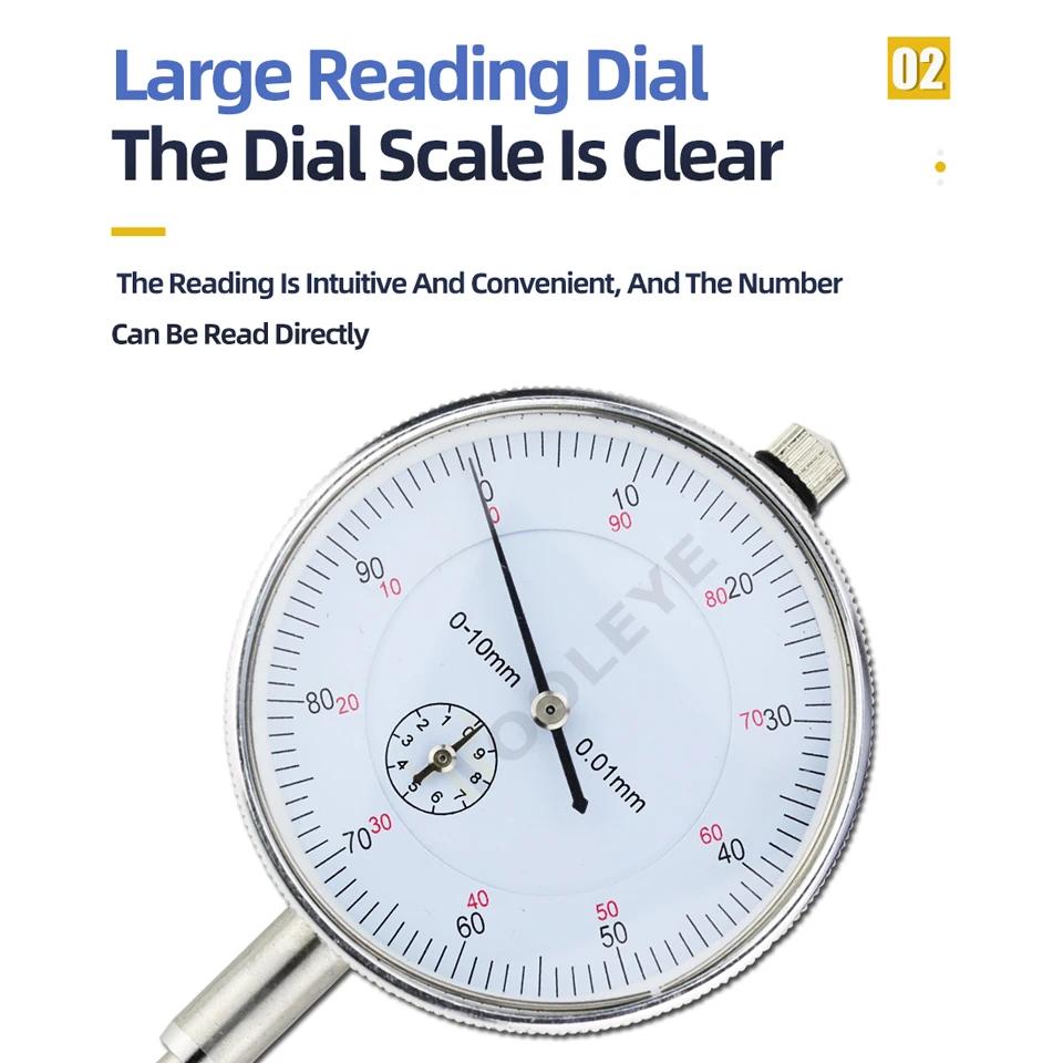 0-10 мм/30 мм циферблатный индикатор прецизионный компаратор циферблатный индикатор нутромер микрометр измерительные инструменты индикатор часового типа счетчик