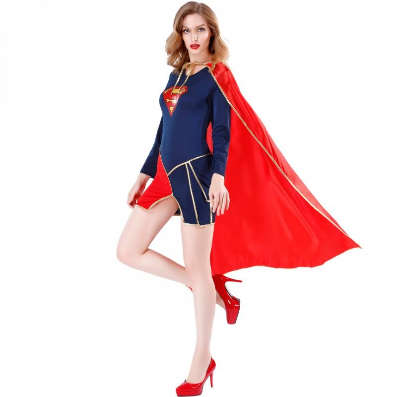 Womens Superhero Costume Halloween Cosplay Outfit Avengers Game Role Play Stage Wear M XL L