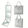 Multifunctional Foldable Full-Length Mirror Thoughtful Protection Makeup Mirror  Student