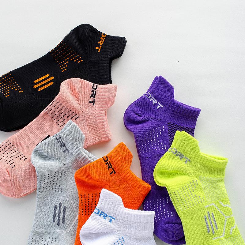 Mesh Thin Breathable Sports Socks Unisex Men Women Fitness Gym Running Socks High Quality Soft Cotton Outdoor Sports Short Socks