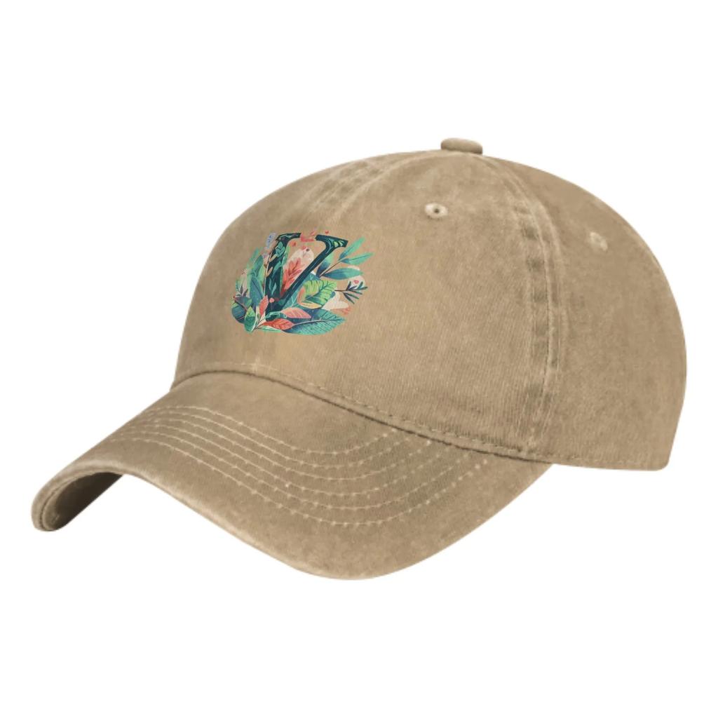 Растение Буква V Мода Классическая Хлопковая Бейсболка Тракер Летняя Папина Ковбойская Кепка Для Отдыха На Открытом Воздухе