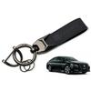 Crown 210 Series 220 Series Compatible Genuine Leather Car Key Holder Key Ring Key Chain Car Logo Embossed Carabiner Strap Feels Good To the Touch