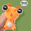 Popping Eye Dragon Squeeze Toy Anxiety Stress Relief Sitting Cartoon Dragon Pinch