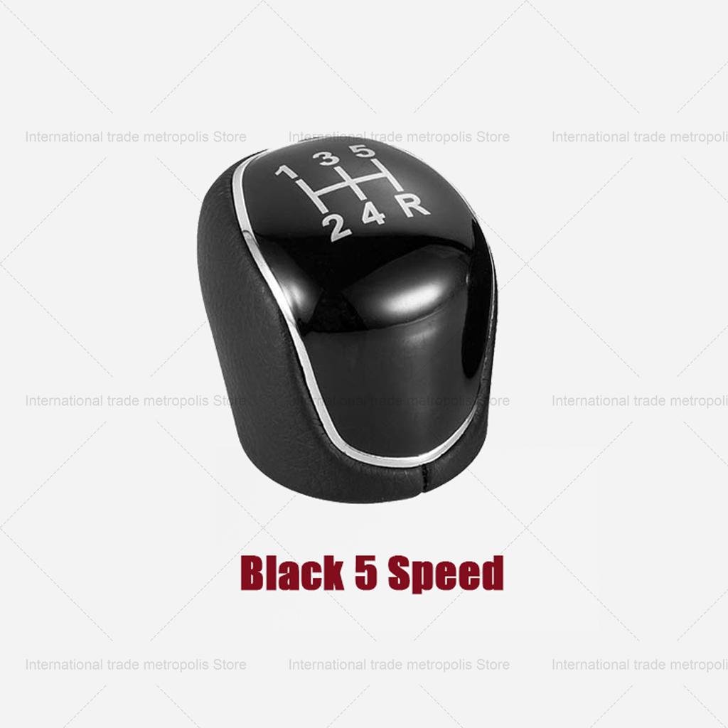 5/6Speed Car Leather Gear Shift knob for Ford S-Max C-Max Kuga Galaxy Mondeo4 Mk4 Transit Tourneo Connect Focus Auto Accessories