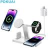 4 In 1 15w Foldable Magnetic Wireless Charger For Iphone 12 13 14 Pro Max 11 Fast Charging Stand For Apple Airpods 3 Iwatch 8