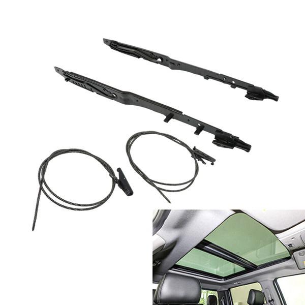 2 FL3Z16502C22 AP363380 sets for Ford F-250 sunroof glass cable & track assembly.
