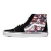 Sk8 Цветочные Граффити Высокие Кеды для Скейтборда Унисекс Кроссовки Черные Коричневые VN0A4BV61JA