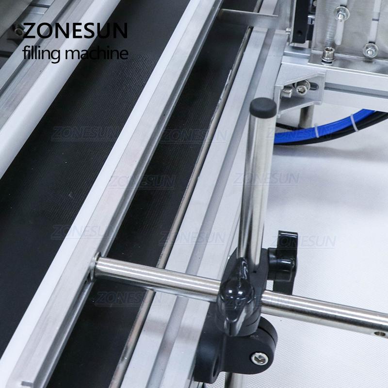 ZONESUN Full Automatic Liquid Filling Machine Desktop CNC Perfume Juice Milk Water Bottle Filler Diaphragm Pump