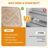 1pc Non-Slip Stair Mats Self-adhesive Stair Runner Durable Stair Runner Rugs  for Indoor Use
