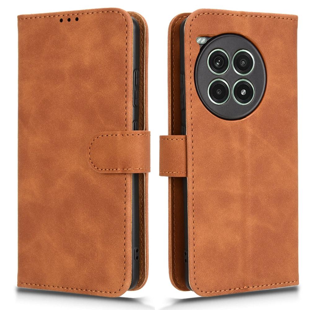 Для OnePlus Ace 3 Pro 5G Чехол Кожаный с эффектом кожи Противоударный Чехол-кошелек Книжка для телефона