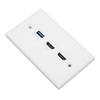 Настенная панель HD Multimedia Interface Ethernet USB 2 порта HD Multimedia Interface Keystone 1 порт USB 3.0