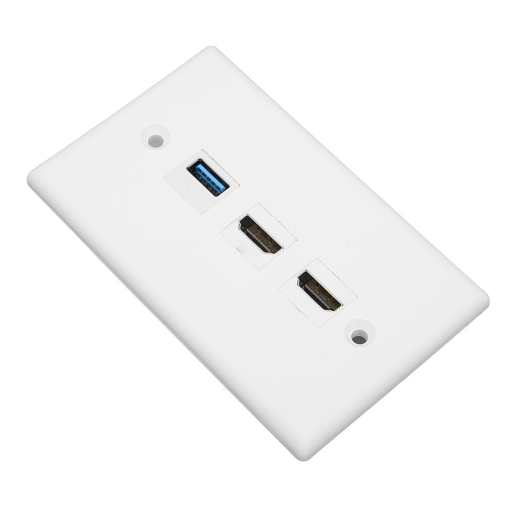 Настенная панель HD Multimedia Interface Ethernet USB 2 порта HD Multimedia Interface Keystone 1 порт USB 3.0