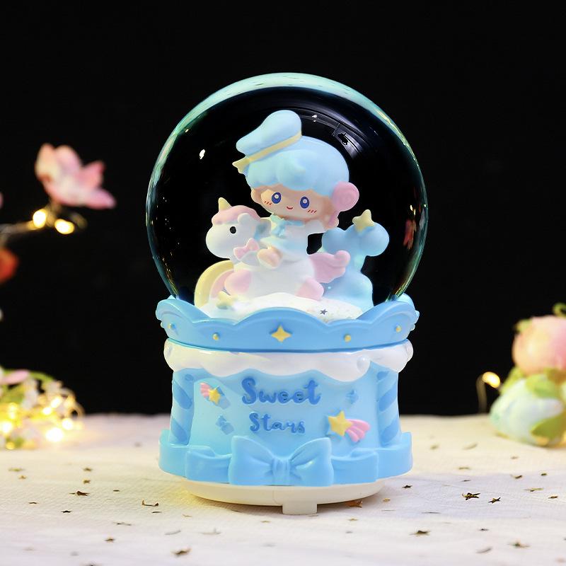 Астронавт Хрустальный шар Музыкальная шкатулка Украшение - Студент Снежный шар Подарок на день рождения