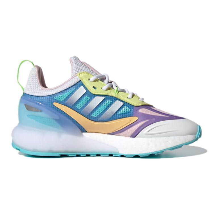 adidas ZX 2K Boost 2.0 J White Light Purple Детские кроссовки Cloud-White GZ7502
