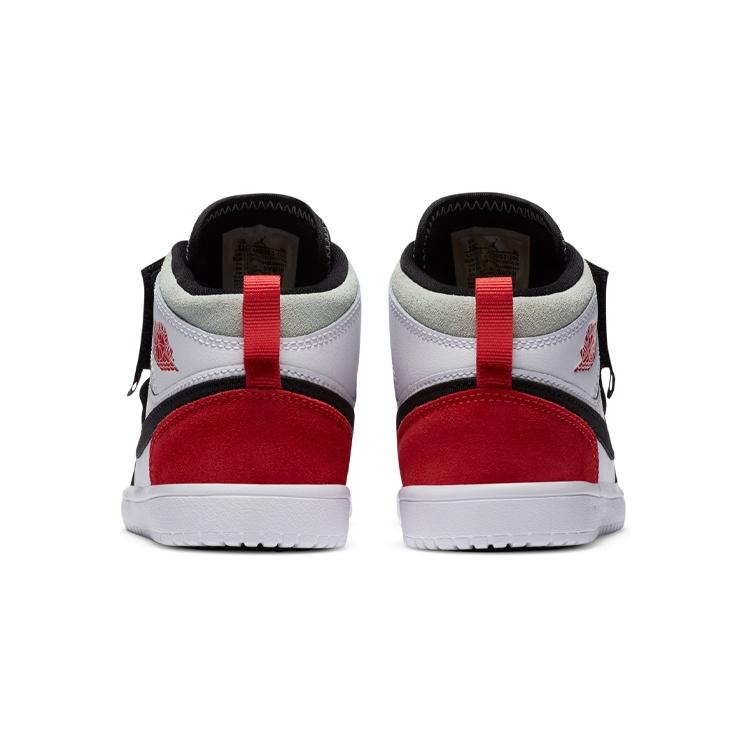 (PS) Air Jordan 1 Mid ALT 'Red Black Toe' Kids' AR6351-100