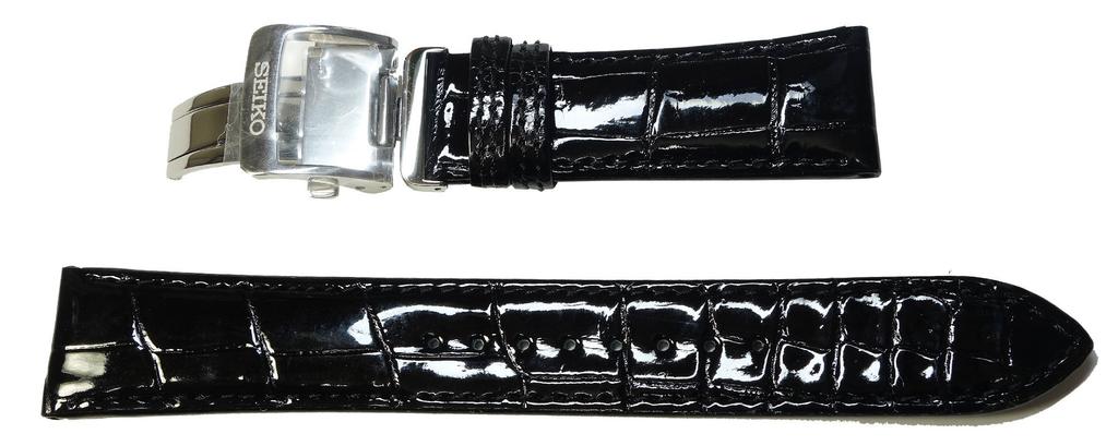 20 мм ремешок для часов механический Presage подлинный ремень крокодил черный SARD007 SARW005 SARX011 SARX027 подлинный L07Y014J9 [Seiko] мужской