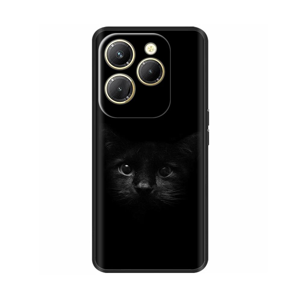 Для чехла Infinix Hot 40 Pro Ударопрочный Силиконовый Мягкий Чехол для Телефона Задняя Крышка для Infinix Hot 40 Pro Hot40 40i Hot40i Чехлы Fundas