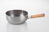 Maruyama Giken KOURIKKA Stainless Steel Yukihira with Spout and Induction and Gas Stove Made In Saucepan, 22cm, 3.0L, Graduations, KRY-22, Compatible,
