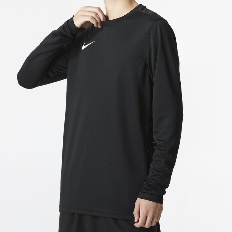 Nike Футболки мужские черные с круглым вырезом умеренного прямого кроя BV6707-010