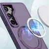 Чехол для Samsung S25 Ultra: Магнитная подставка с вращением на 360°, Покрытие Soft-Touch, Ударопрочный. Подходит для трансграничного использования.