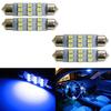 (4) Ультра-синие 9-SMD 1,72" 42 мм 578 211-2 светодиодные лампы для внутреннего освещения, плафонов