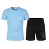 2025 Новый летний комплект спортивной одежды с коротким рукавом класса люкс для футбола, мужской модный повседневный комплект из двух предметов: футболка + шорты