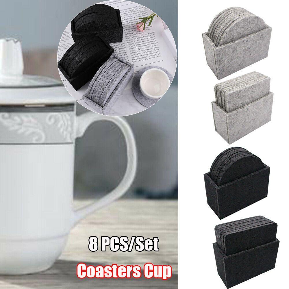 Home Heat Resisten Absorbent Coaster Cup Mat Pad Heat Resistent Cup Costers Drink Coasters Cup Mat