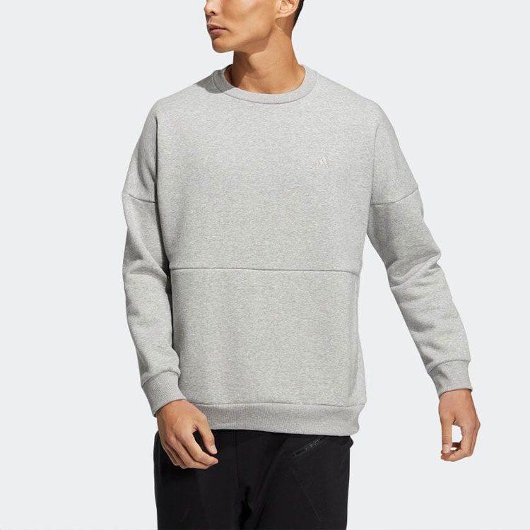 Adidas Sweatshirts Unisex Gray Crew Neck Moderate Regular HM2685