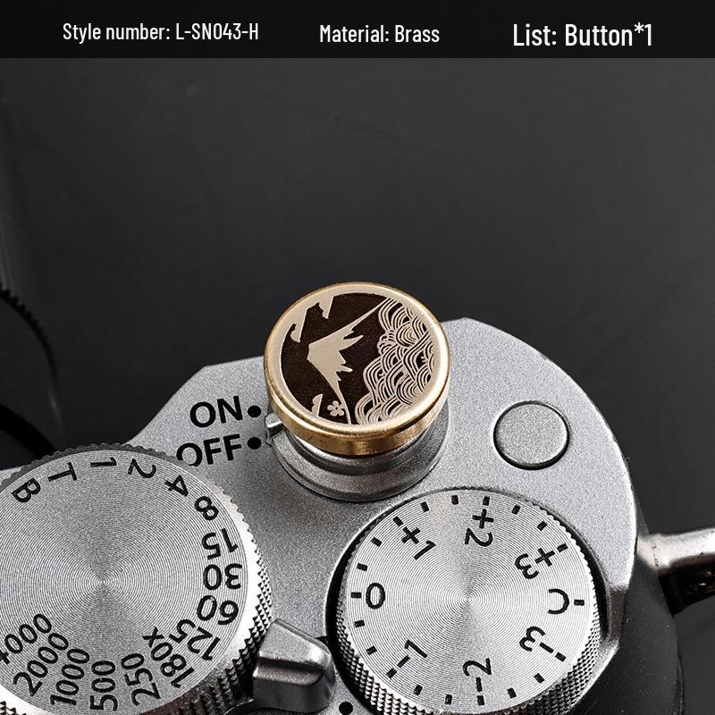 Hot Shoe Cover & Shutter Button Cap for Fujifilm XT50, X100VI, XT30 II, XM5, Nikon ZF Cameras