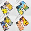 Casing for Apple iPhone 16 14 15 Plus 11 Pro Max 16E ProMax + 16Plus 15+ 14+ Phone Cover Soft Case Cartoon P-Pokemons P-Pikachus