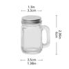 5Pcs Cute Sealed Glass Bottle Portable Coffee Concentrate Bottle Storage Tank Mini Mason Jar  Juice