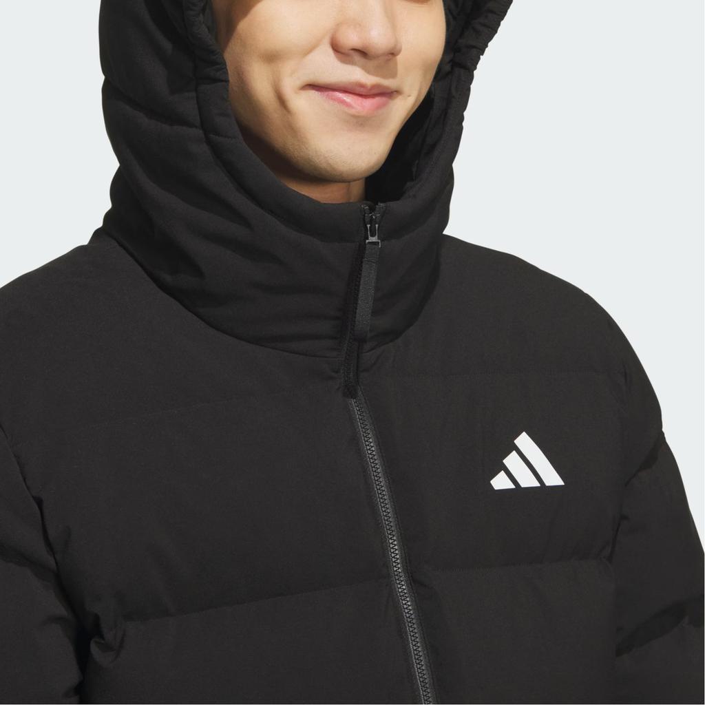 Adidas Helionic Hooded Down Jacket Casual Sports Warm 600 Fill Duck Down Men Jacket KF4400