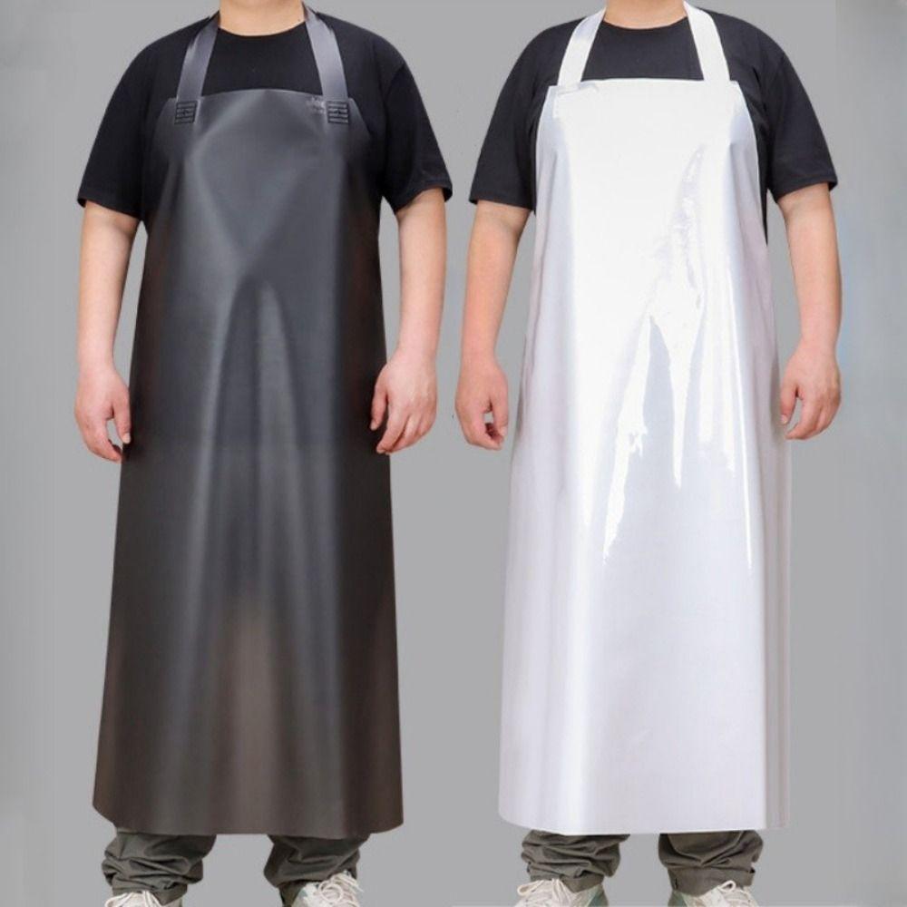 Extra Wide Shoulder Straps Waterproof Dishwasher Apron Odorless Food Chef Apron  Restaurant