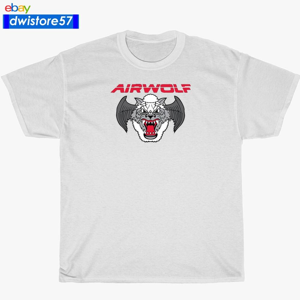 Новая футболка Airwolf Сериал Футболка с логотипом Много цветов S - 5XL Сделано в США Унисекс Футболка
