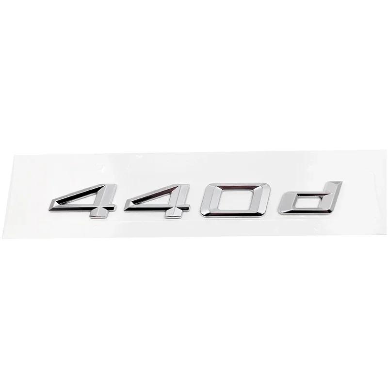 ABS Car Rear Trunk Letters Logo Badge Emblem Sticker For BMW 4 Series 420d 425d 428d 430d 435d 440d 450d F30 F32 F33 F36 G26 G22 iy2