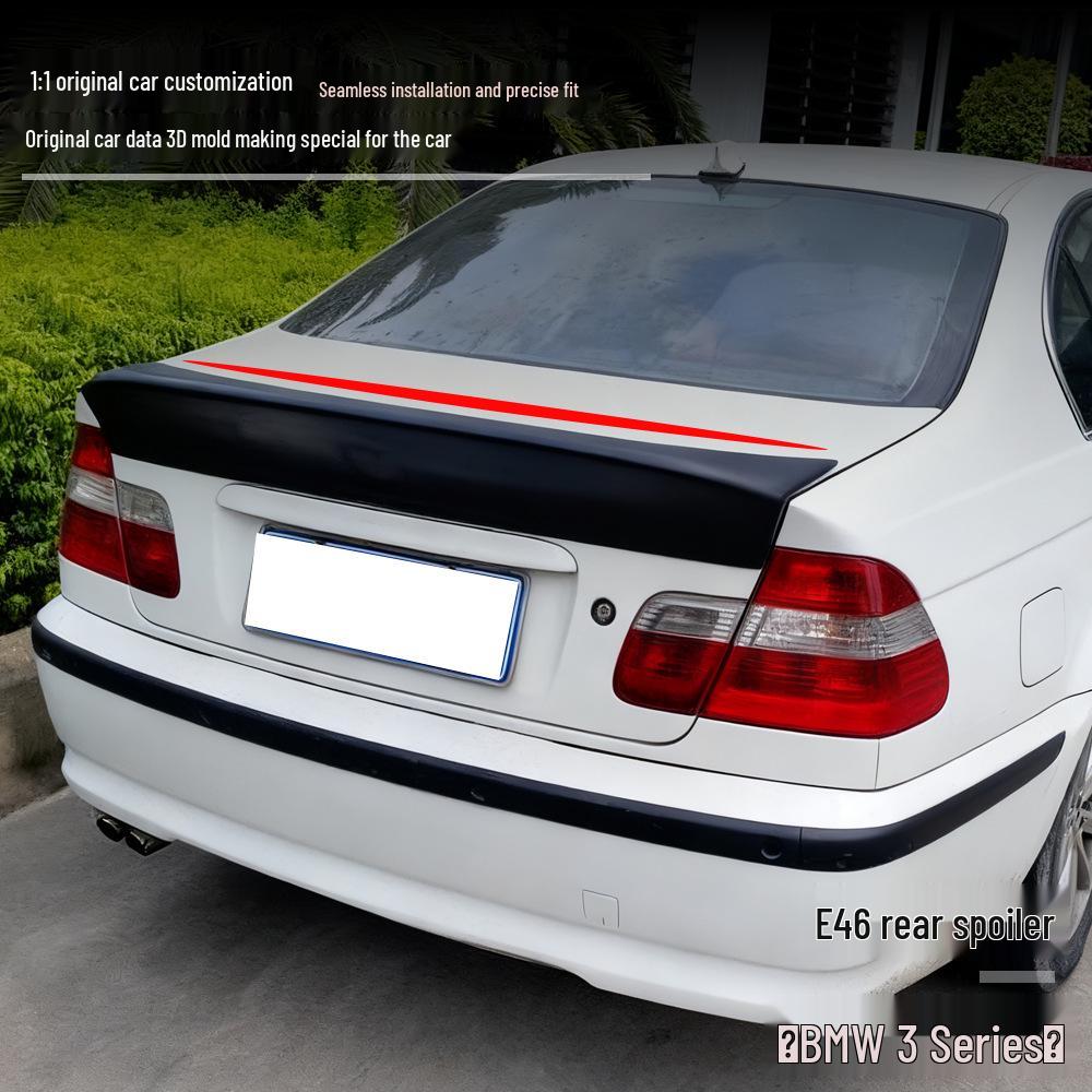 CSL Style Rear Spoiler for BMW 3 Series E46 Four-Door - Quality Assured
