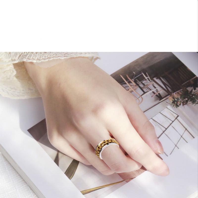 Вращающаяся крышка от пивной бутылки из нержавеющей стали, кольцо-цепочка с артефактом, унисекс