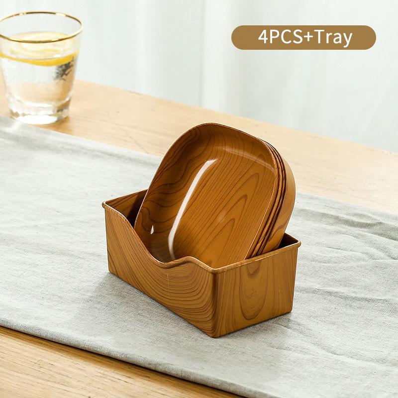 Деревянный японский поднос овальный простой мини-посуда фруктовые тарелки дом послеобеденный чай тарелки для закусок обеденный стол блюда для хлеба и пирожных