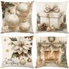 Christmas Printed Pillow Cover New Sofa Decoration Cushion Cover Christmas Pillow Cover Series
