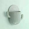 Toothbrush Holder Wall Self-adhesive Seamless Cactus Storage Rack Box Organizer Bathroom Shelf  Shower Accessories