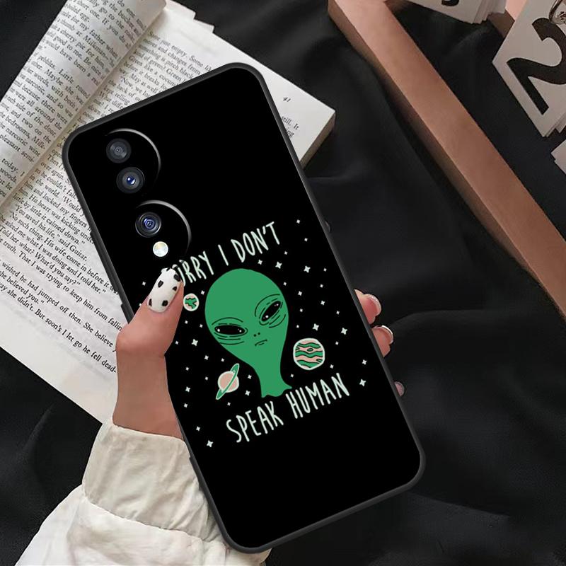 Мультяшный Космический Пришелец НЛО Чехол Для Honor Magic 8 Pro 7 5 6 Lite Для Honor 400 200 70 50 X8c X8b X9a X9b X9c X9d Win RT