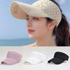 Outdoor Sports Peaked Hat Female Korean 8010 Topless Sun-Shade Sun Spring and Summer Student Sun Hat Protection Hat Cap No Top