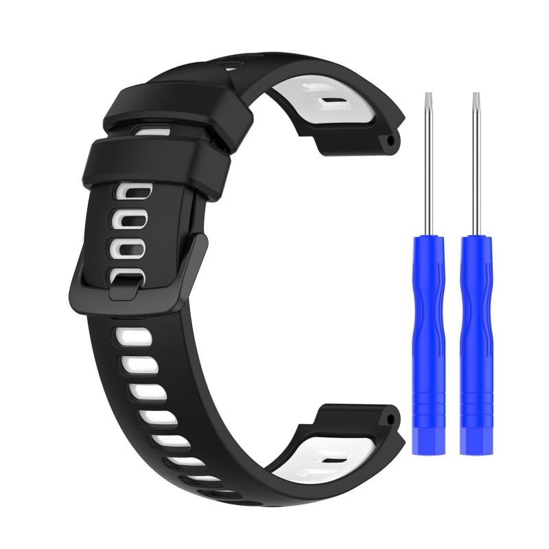 Силиконовый ремешок для Garmin Forerunner 220/230/235/620/630 Ремешок Approach S20 S5 S6 Двухцветный силиконовый ремешок