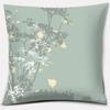 Simple Leaf Flower Pillowcase Office Living Room Home Pillowcase Car Ornaments