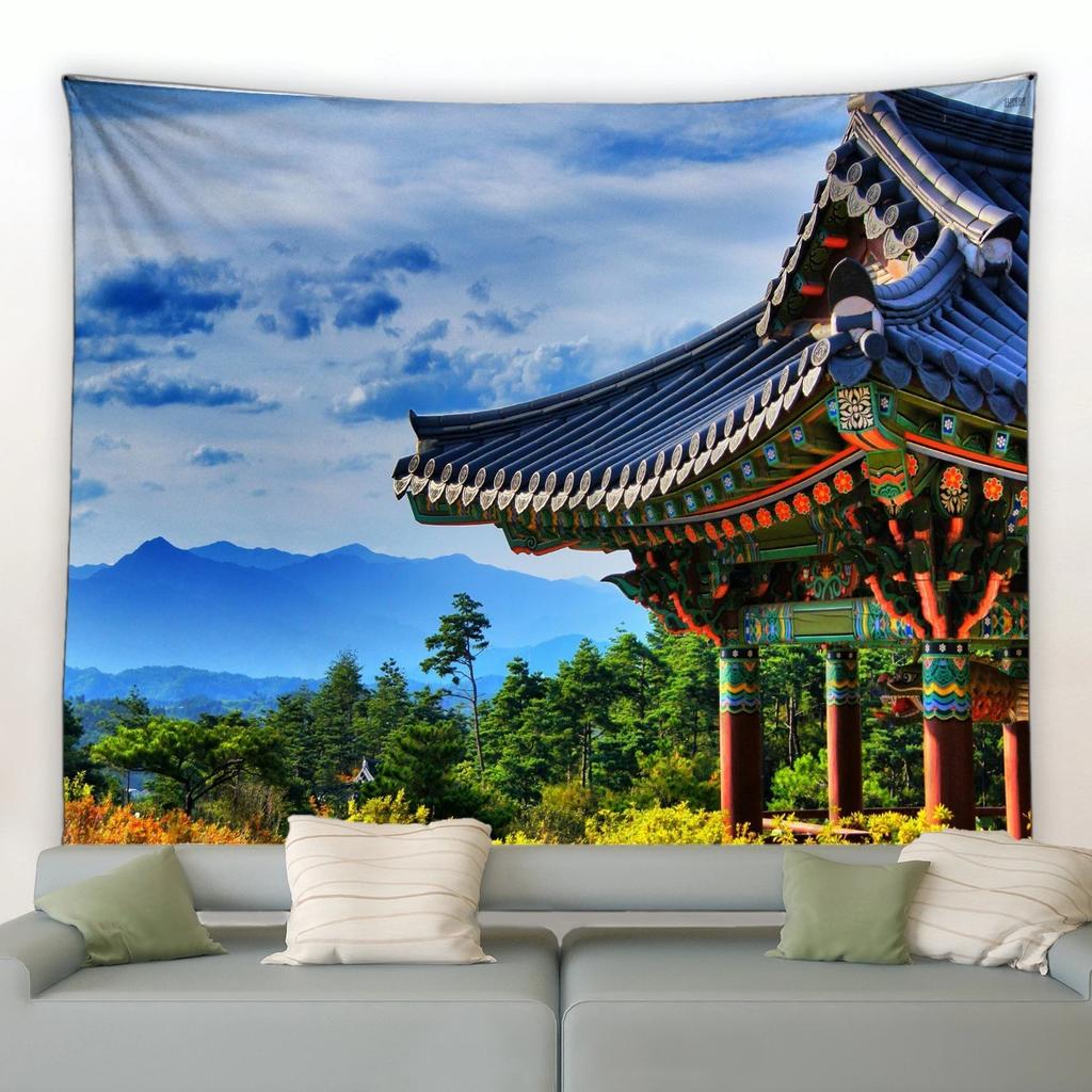 Парк природный пейзаж декоративный гобелен украшение для дома, стены, офиса, гостиной, гобелен