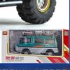 1:24 Mitsubishi Delica Off Road MPV Alloy Metal Diecast Car Model Sound Light Simulation Decoration Display Collection Hobby Boy