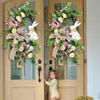Easter Wreath Welcome Sign Easter Decoration Front Door Decoration