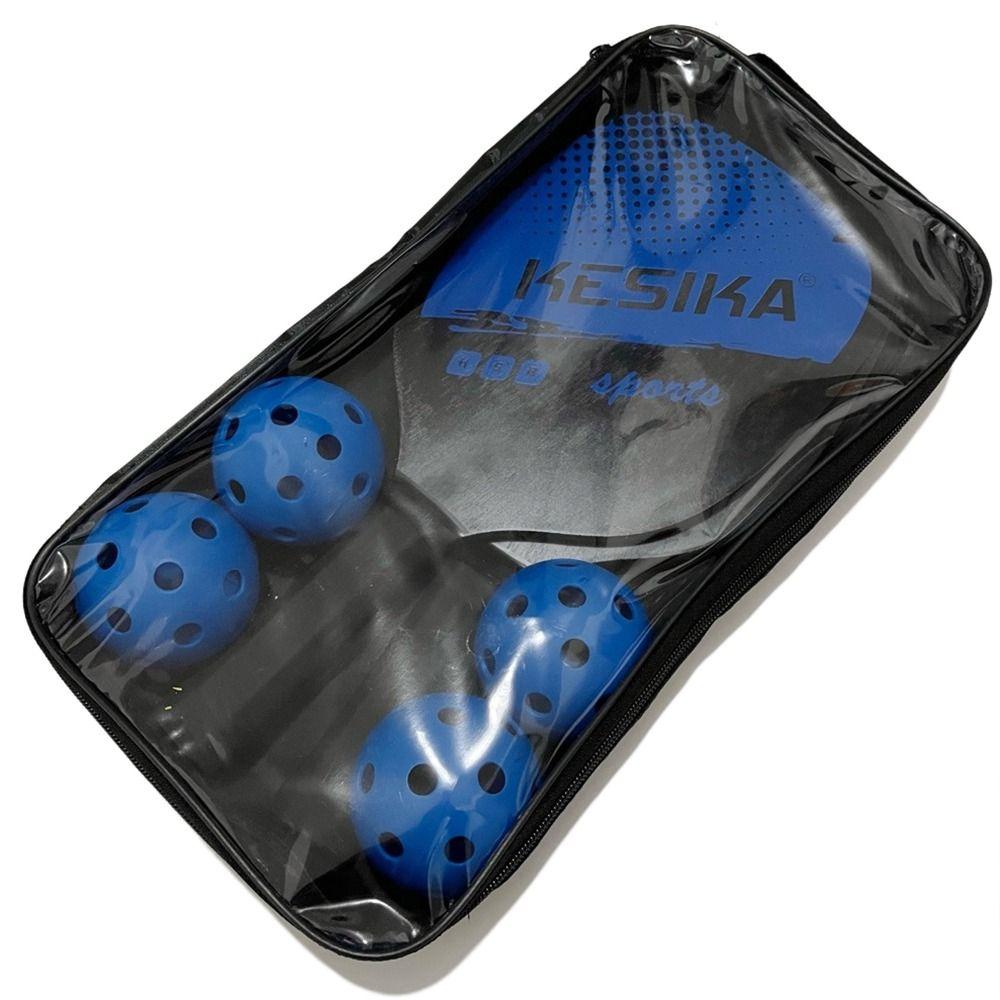 Non-slip Pickle Paddles Rackets Set 4 Pickleballs Pickleball Paddles  Men Women