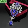Fashion And Exquisite Retro Flower Brooch Coat Crystal Pin Personality Temperament Suit Brooch